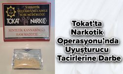 Tokat'ta Narkotik Operasyonu’nda Uyuşturucu Tacirlerine Darbe