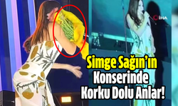 Simge Sağın’ın konserinde korku dolu anlar!