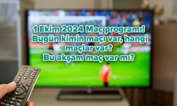 1 Ekim 2024 maç programı bugün kimin maçı var, hangi maçlar var? Bu akşam maç var mı?