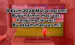 4 Ekim 2024 Maç programı! Bugün kimin maçı var, hangi maçlar var? Bu akşam maç var mı?