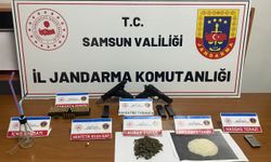 Samsun'da silah ve uyuşturucu operasyonunda 1 zanlı yakalandı