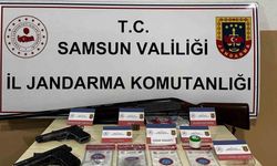 Jandarma ekipleri silah, mühimmat ve uyuşturucu madde ele geçirdi