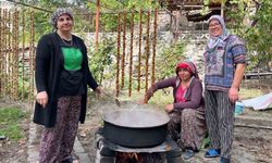 Oğuzlar’da cevizli sucuk mesaisi başladı