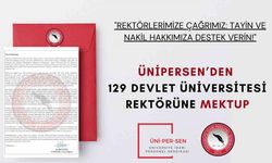 Ünipersen’den 129 Devlet Üniversitesi Rektörüne mektup