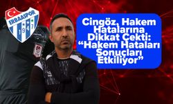 Cingöz, Hakem Hatalarına Dikkat Çekti: “Hakem Hataları Sonuçları Etkiliyor”