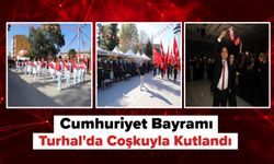 Cumhuriyet Bayramı Turhal'da Coşkuyla Kutlandı