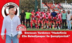 Emrecan Yardımcı: "Hedefimiz Zile Belediyespor ile Şampiyonluk"