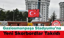 Gaziosmanpaşa Stadyumu’na Yeni Skorbordlar Takıldı