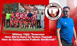 Gökhan Yiğit: "Amacımız Hem Zile’yi Daha İyi Yerlere Taşımak Hem de Gençlerimize Futbolu Sevdirmek"