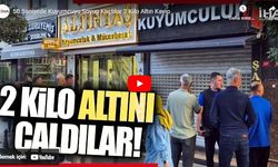 Kuyumcuyu soyup kaçtılar 2 kilo altın kayıp!