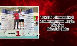 Tokatlı Cimnastikçi Abdurrahman Kaya, Türkiye İkincisi Oldu!