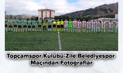 Topçamspor Kulübü-Zile Belediyespor Maçından Fotoğraflar