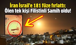 İran İsrail'e 181 füze fırlattı: Ölen tek kişi Filistinli Samih oldu!