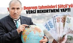 Deprem tahminleri Sütçü’yü vergi rekortmeni yaptı