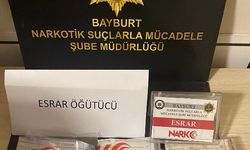 Bayburt'ta uyuşturucu madde ele geçirildi