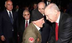 Kore Gazisi Uzun, Cumhurbaşkanı Erdoğan ile bir araya geldi