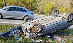 Zonguldak-Ankara kara yolunda feci kaza, 2 yaralı