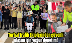 Turhal Trafik Ekiplerinden güvenli ulaşım için yoğun denetim!