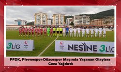 PFDK, Plevnespor-Düzcespor Maçında Yaşanan Olaylara Ceza Yağdırdı