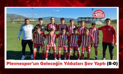 Plevnespor'un Geleceğin Yıldızları Şov Yaptı (8-0)