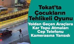 Tokat'ta Çocukların Tehlikeli Oyunu