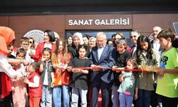 Çocukların sanatla buluştuğu sergi açıldı