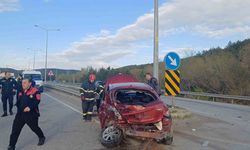 Çorum’da iki otomobil çarpıştı: 3 yaralı