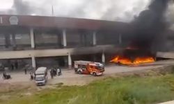 Ankara’da pazar yerinde yangın