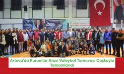 Artova'da Kurumlar Arası Voleybol Turnuvası Coşkuyla Tamamlandı