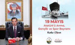 Tokat Belediye Başkanı Yazıcıoğlu’ndan 19 Mayıs Atatürk’ü Anma, Gençlik ve Spor Bayramı Mesajı