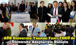 AÜB Üniversite Tanıtım Fuarı TOGÜ’de Üniversite Adaylarıyla Buluştu
