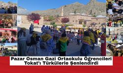 Pazar Osman Gazi Ortaokulu Öğrencileri Tokat’ı Türkülerle Şenlendirdi