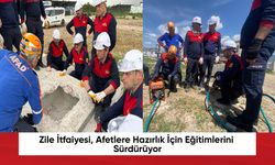 Zile İtfaiyesi, Afetlere Hazırlık İçin Eğitimlerini Sürdürüyor
