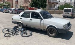 Karaman’da otomobille çarpışan bisiklet sürücüsü yaralandı