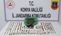 Konya’da jandarmadan tarihi eser operasyonu