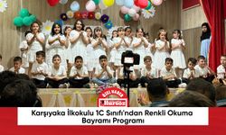 Karşıyaka İlkokulu 1/C Sınıfı'ndan Renkli "Okuma Bayramı" Programı