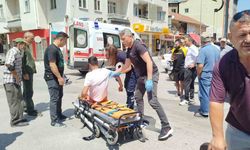 Çorum’da otomobil ile motosiklet çarpıştı: 1 yaralı