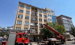 Konya’da apartmanda yangın paniği: 5 kişi dumandan etkilendi