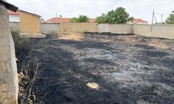 Kulu’da bahçedeki ot yangını korkuttu