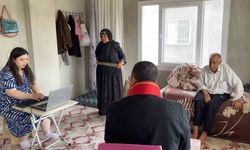 Müştekinin ifadesi için ’Evde Adalet Hizmeti’ uygulamasıyla evde mahkeme kuruldu