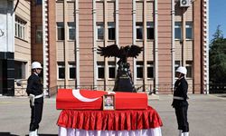 Sivas’ta vefat eden polis memuru için tören düzenlendi