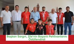 Başkan Sargın, Zile’nin Başarılı Pehlivanlarını Ödüllendirdi