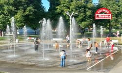 Sıcaktan Kavrulan Çocuklar Fıskiyelerle Serinledi