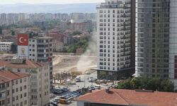 İş makinesi doğalgaz borusunu patlattı