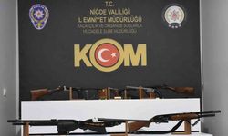 Niğde ve Nevşehir’de eş zamanlı ruhsatsız silah operasyonu: 9 gözaltı