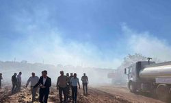 Yerleşim yerlerini tehdit eden yangına, havadan ve karadan müdahale edildi