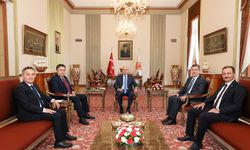 Rektör Yılmaz, TBMM Başkanı Kurtulmuş'u Ziyaret Etti