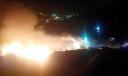 Giresun Şebinkarahisar’da çöp toplama alanında yangın