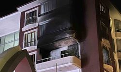 Konya’da apartmandan alevler yükseldi