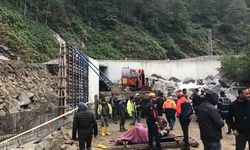 Rize’de duvar inşaatında kalıp çöktü: 5 işçi yaralı